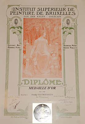 Diploma van der Kelen Medaille D’or